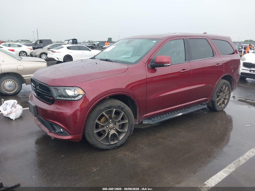Vin: 1c4rdjdg8gc416380, lot: 46311534, dodge durango limited 20162