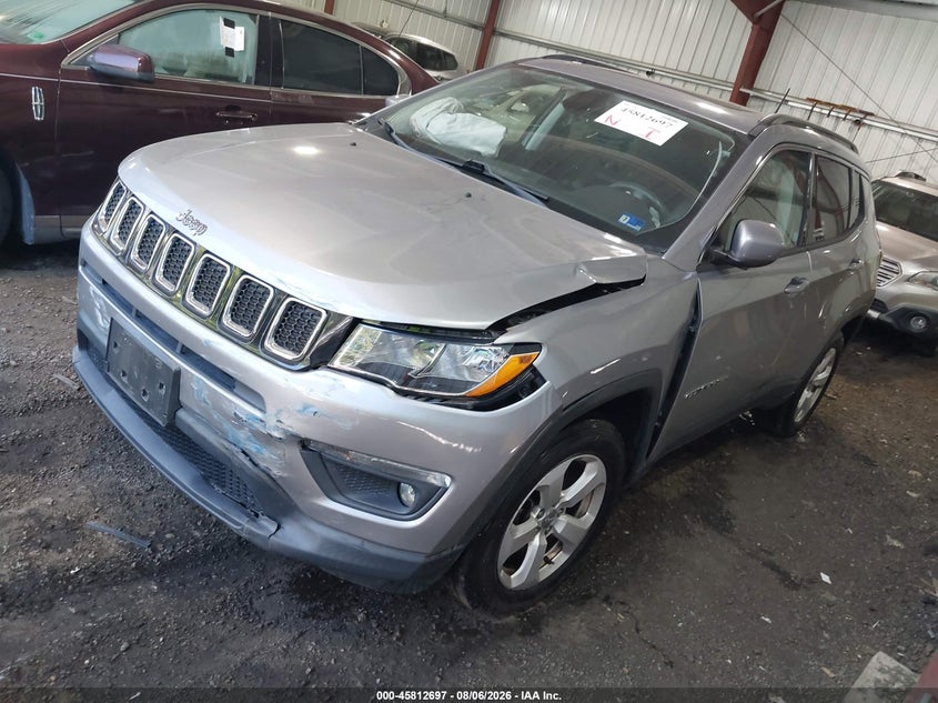 Vin: 3c4njdbb4jt161688, lot: 46311543, jeep compass latitude 4x4 20182
