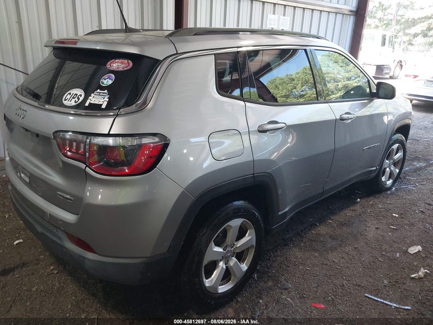 Vin: 3c4njdbb4jt161688, lot: 46311543, jeep compass latitude 4x4 20184