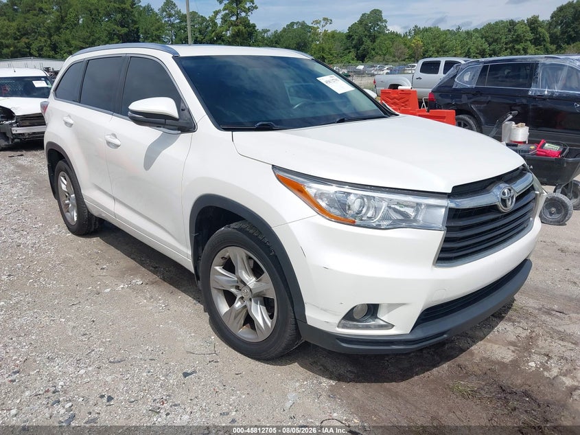 Vin: 5tddkrfh8es019462, lot: 46311552, toyota highlander limited v6 2014 img_1