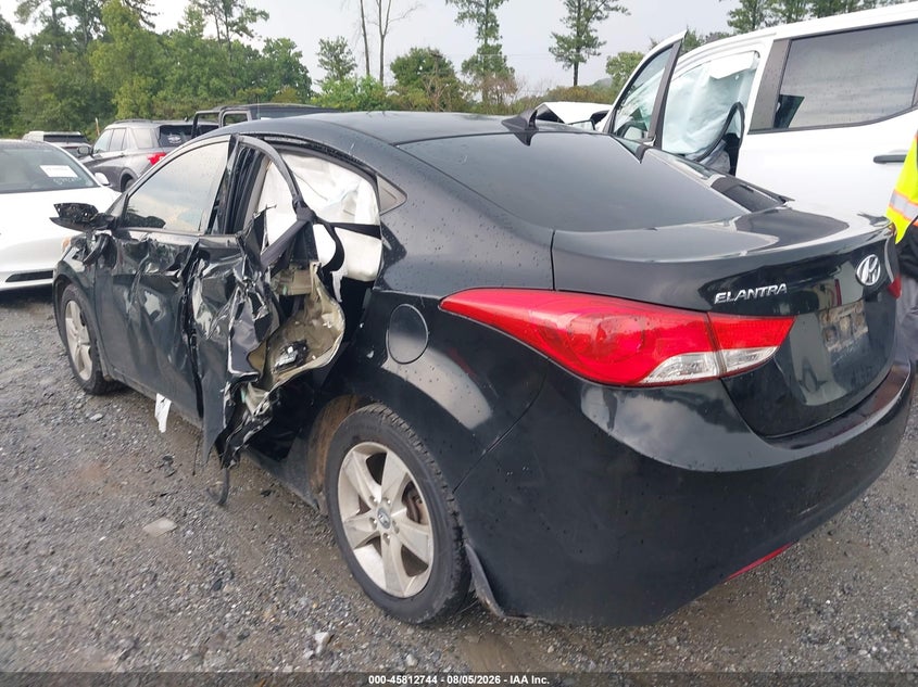 Vin: kmhdh4ae2du933453, lot: 46311590, hyundai elantra gls 20133