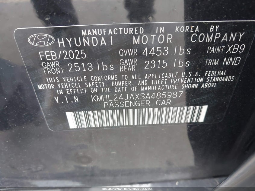 2025 HYUNDAI SONATA SE · Фото 18