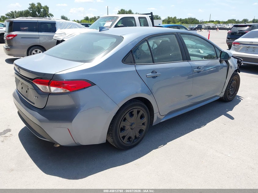 Vin: 5yfepmae9mp260640, lot: 46311614, toyota corolla le 20214