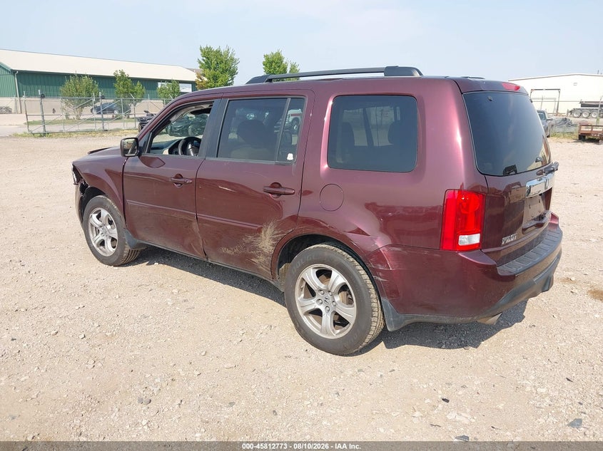 Vin: 5fnyf4h49cb064429, lot: 46311619, honda pilot ex 20123