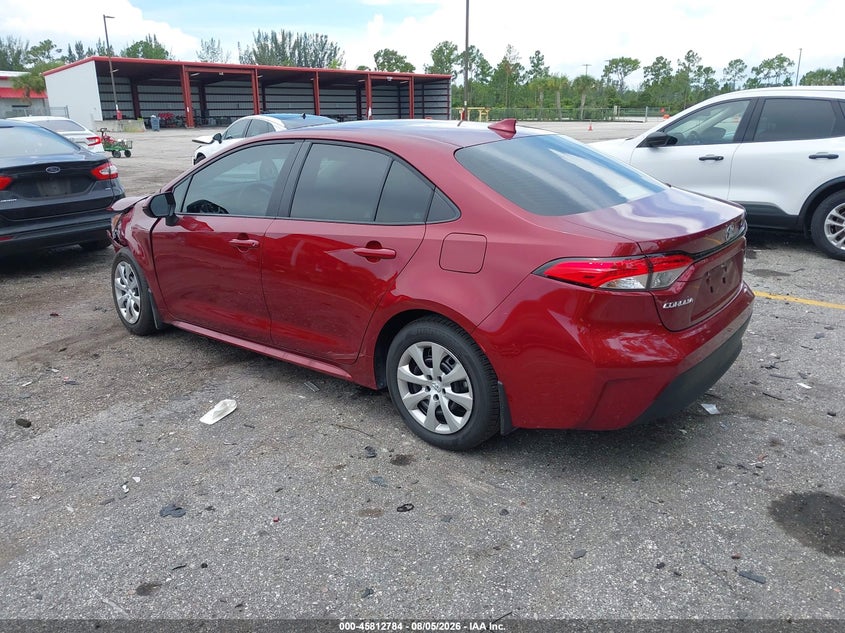Vin: 5yfb4mde9tp402734, lot: 46311630, toyota corolla le 20263