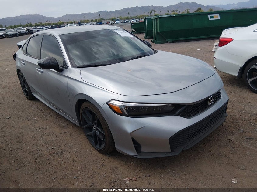 Vin: 2hgfe2f52sh599803, lot: 46311633, honda civic sport 2025 img_1