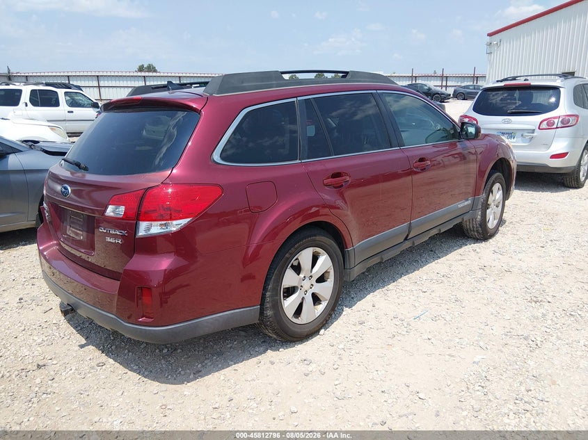 Vin: 4s4brdkc4b2371100, lot: 46311642, subaru outback 3.6r limited 20114