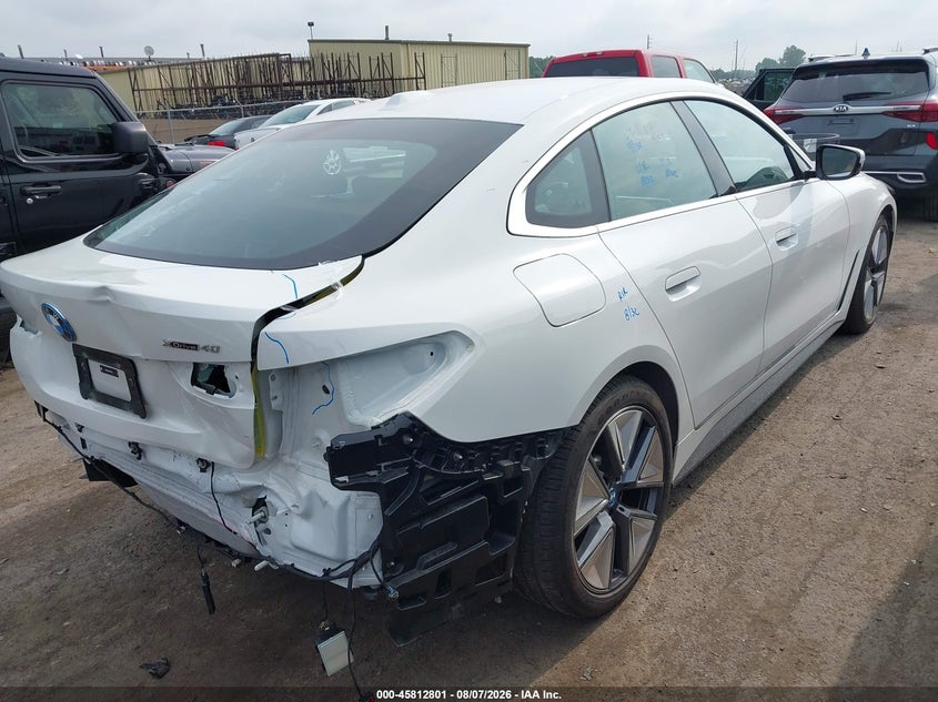 Vin: wby83fb06rft32527, lot: 46311647, bmw i4 gran coupe xdrive40 20244