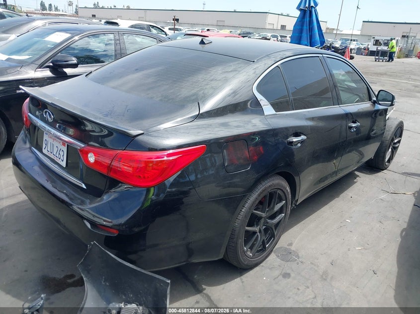 Vin: jn1bv7ap4em685203, lot: 46311690, infiniti q50 20144