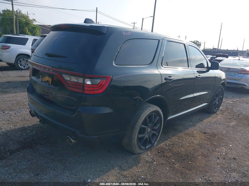 Vin: 1c4sdjct9hc630411, lot: 46311691, dodge durango r/t awd 20174