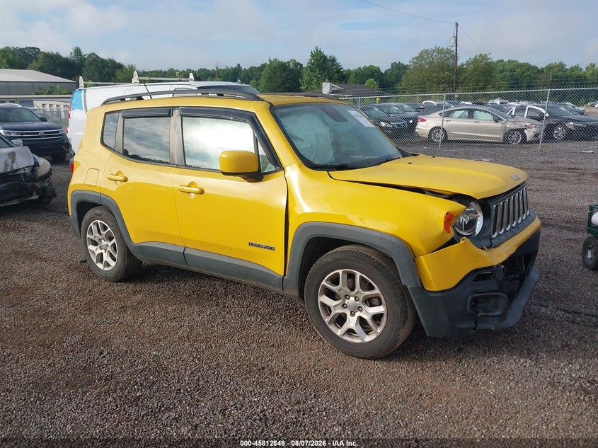 Vin: zaccjabt6gpd15106, lot: 46311694, jeep renegade latitude 2016 img_1