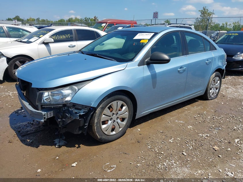 2012 Chevrolet Cruze, Удар спереду, IAAI, VIN 1G1PC5SH2C7261947 — фото 2