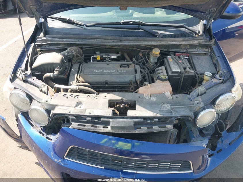 CHEVROLET SONIC 2013 VIN 1G1JC6SG7D4228108