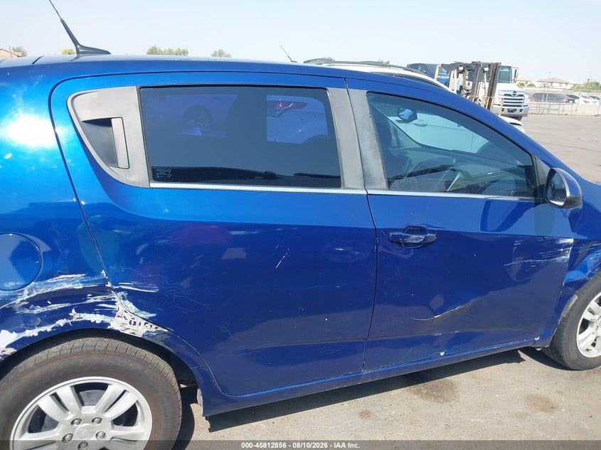 CHEVROLET SONIC 2013 VIN 1G1JC6SG7D4228108