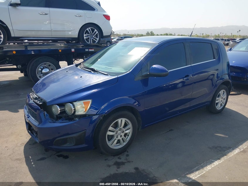 2013 Chevrolet Sonic, Front End, IAAI, VIN 1G1JC6SG7D4228108 — photo 2