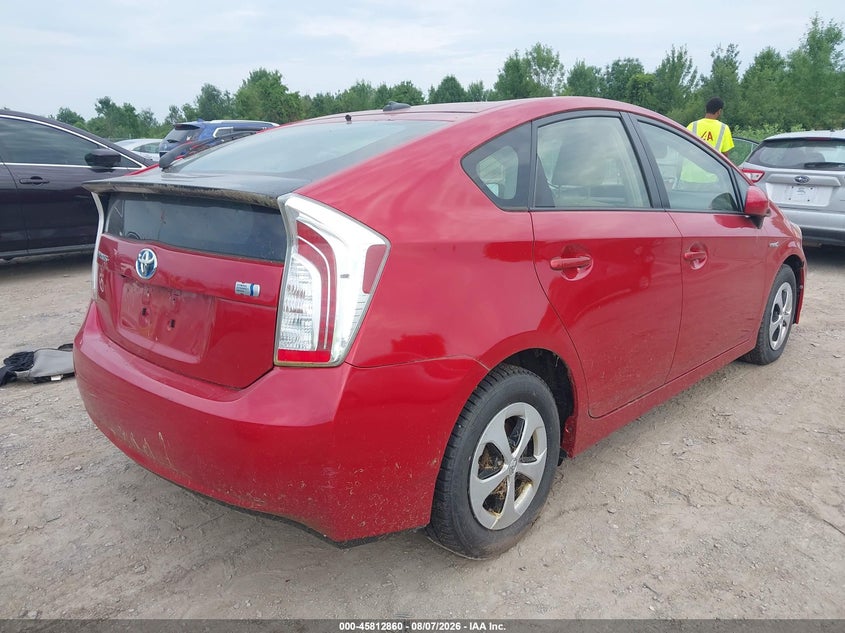 Vin: jtdkn3duxd0350427, lot: 46311706, toyota prius three 20134
