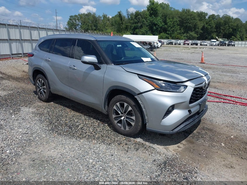 Vin: 5tdgzrah2ms523715, lot: 46311730, toyota highlander xle 2021 img_1