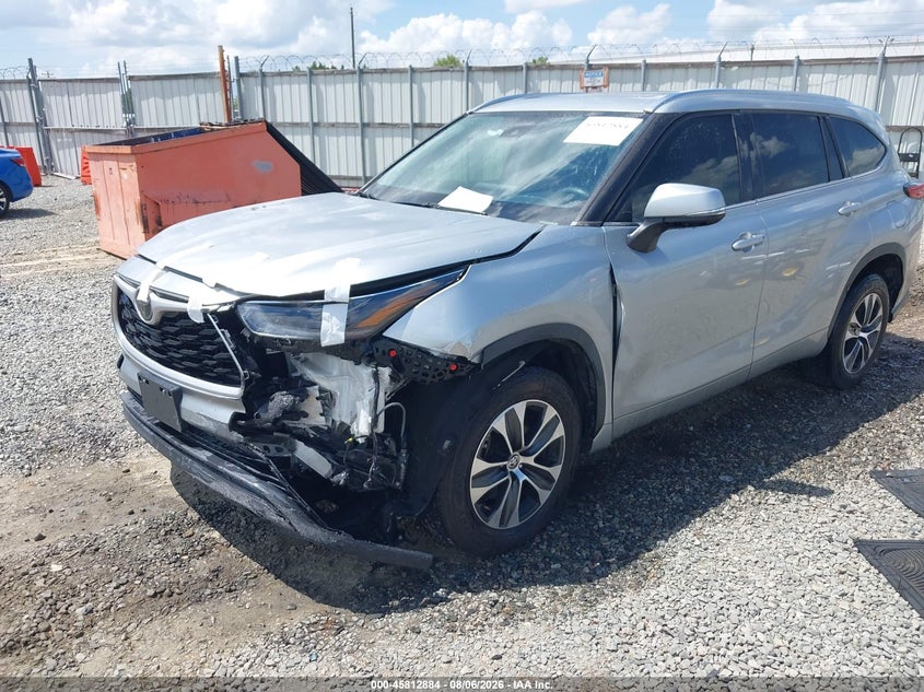 Vin: 5tdgzrah2ms523715, lot: 46311730, toyota highlander xle 20212