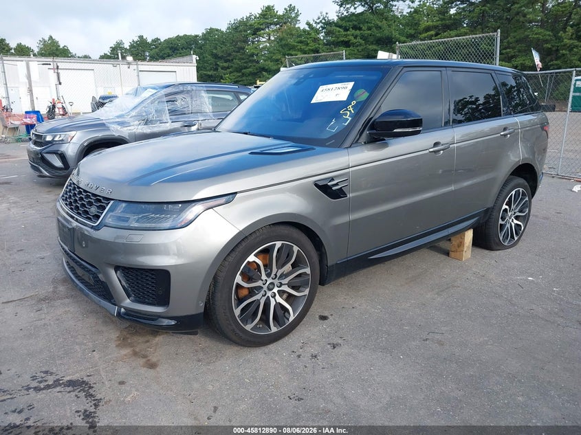 Vin: salwr2rv7ka832581, lot: 46311736, land rover range rover sport hse 20192