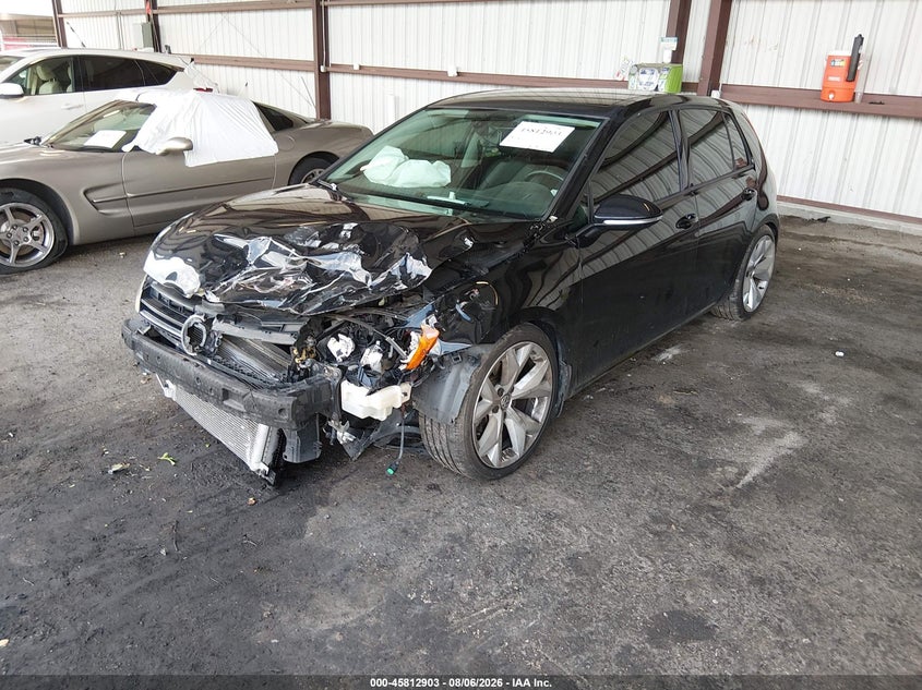 Vin: 3vw2a7au0fm012684, lot: 46311749, volkswagen golf tdi sel 4-door 20152