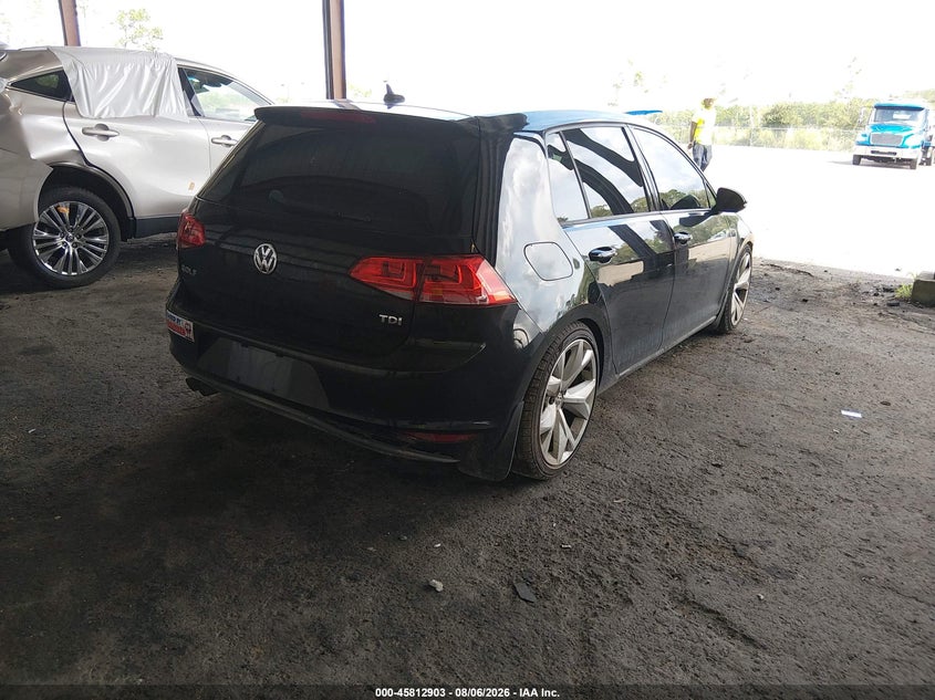 Vin: 3vw2a7au0fm012684, lot: 46311749, volkswagen golf tdi sel 4-door 20154