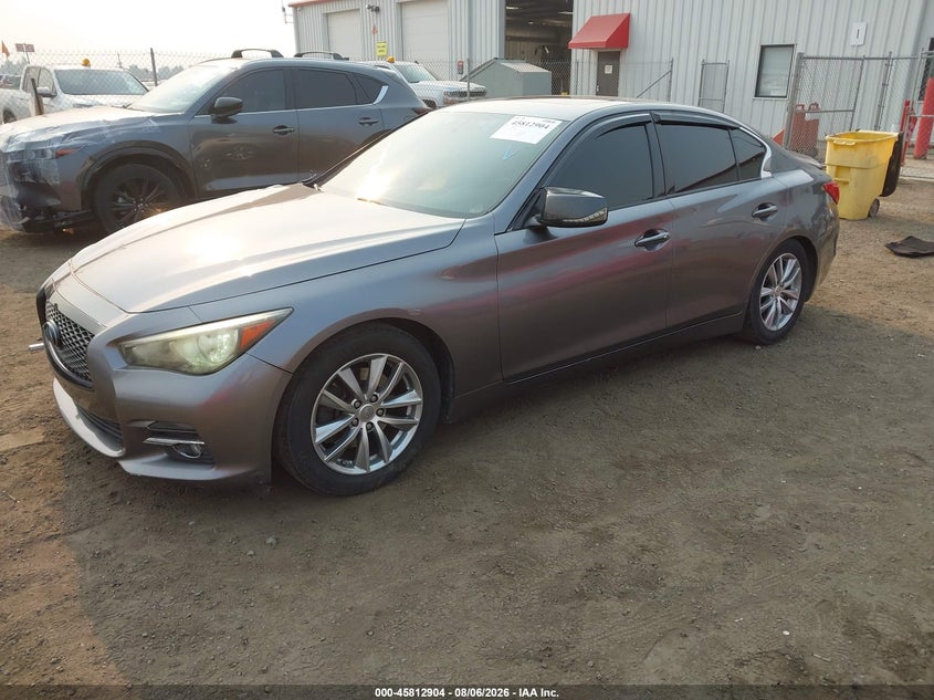 Vin: jn1bv7ar2em697979, lot: 46311751, infiniti q50 premium 20142