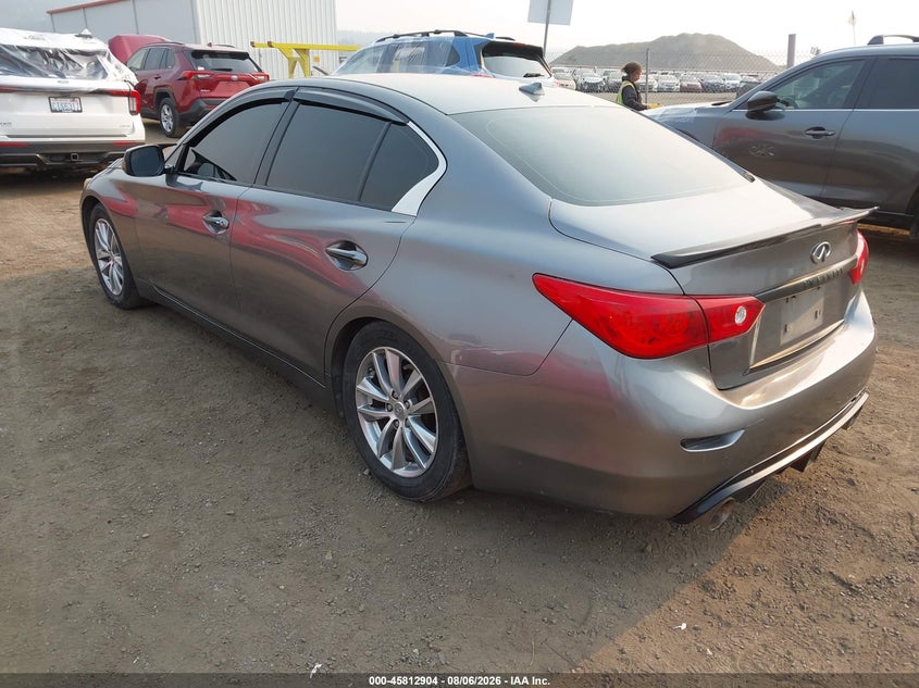 Vin: jn1bv7ar2em697979, lot: 46311751, infiniti q50 premium 20143