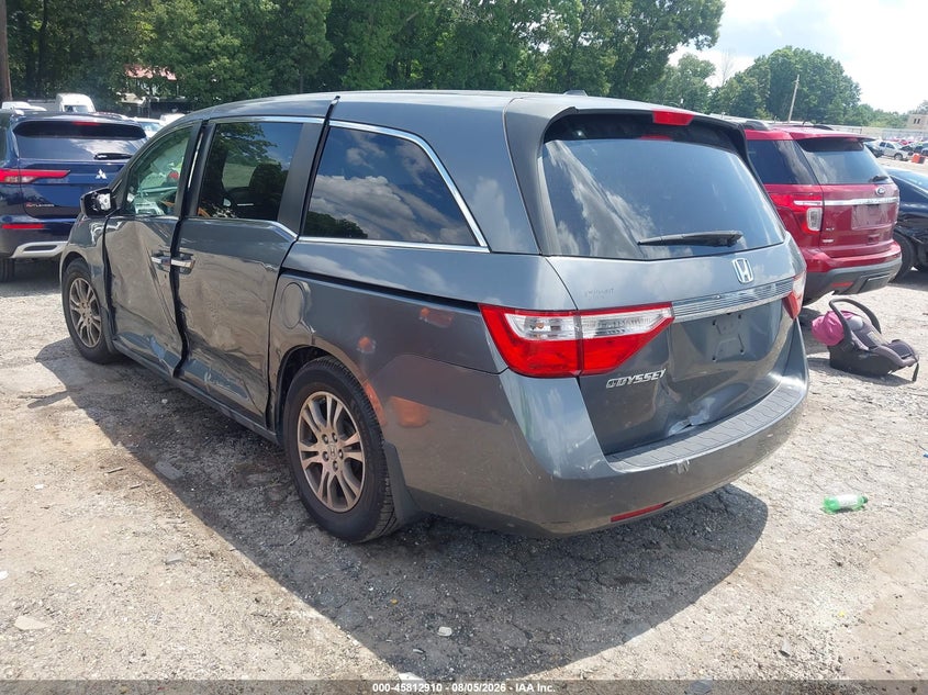 Vin: 5fnrl5h66cb087588, lot: 46311756, honda odyssey ex-l 20123
