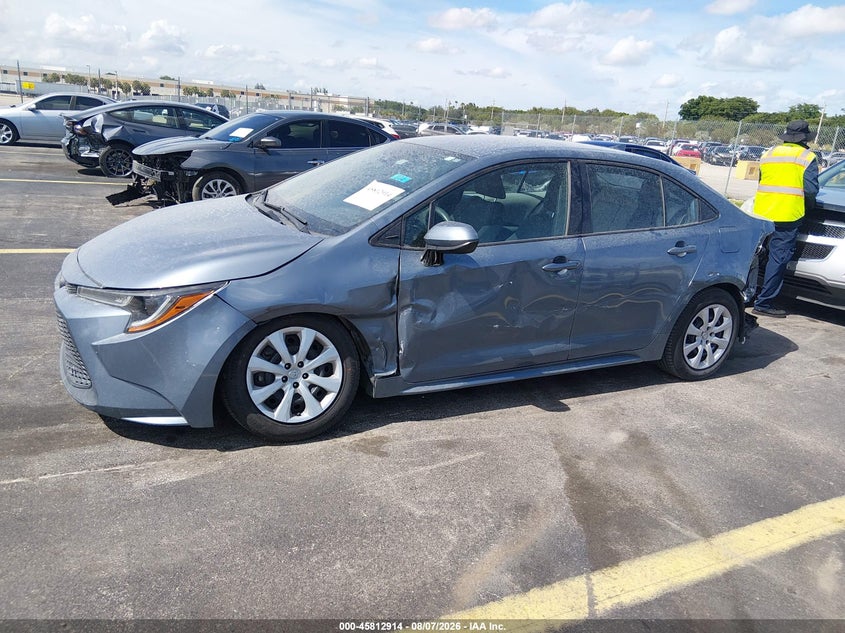 Vin: 5yfepmaexmp148980, lot: 46311760, toyota corolla le 20212