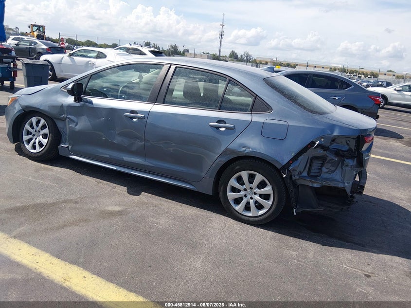 Vin: 5yfepmaexmp148980, lot: 46311760, toyota corolla le 20213
