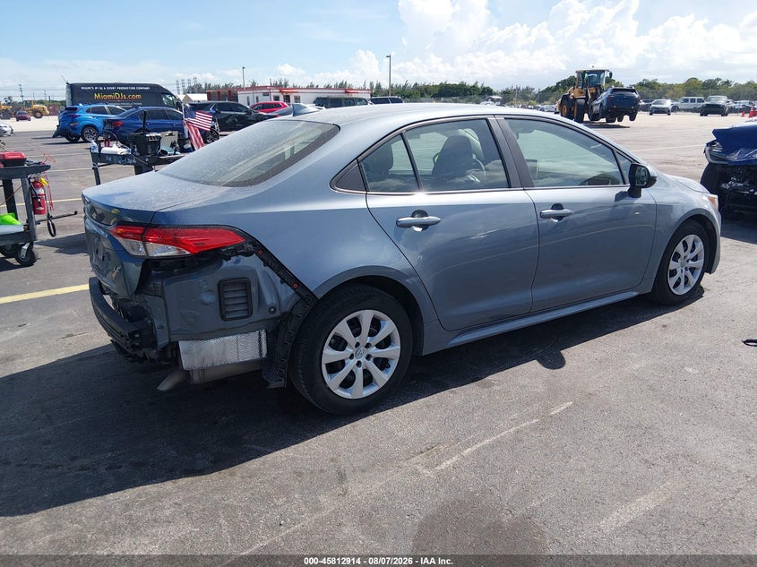 Vin: 5yfepmaexmp148980, lot: 46311760, toyota corolla le 20214