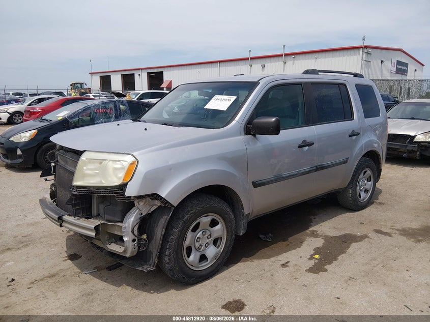Vin: 5fnyf3h24eb009446, lot: 46311766, honda pilot lx 20142