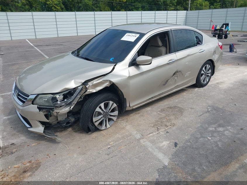 Vin: 1hgcr2f36da155363, lot: 46311774, honda accord lx 20132