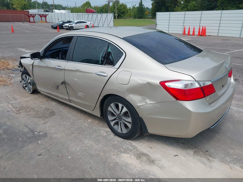 Vin: 1hgcr2f36da155363, lot: 46311774, honda accord lx 20133