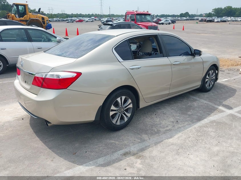 Vin: 1hgcr2f36da155363, lot: 46311774, honda accord lx 20134