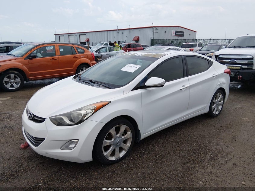 Vin: 5npdh4ae7ch142705, lot: 46311781, hyundai elantra limited 20122