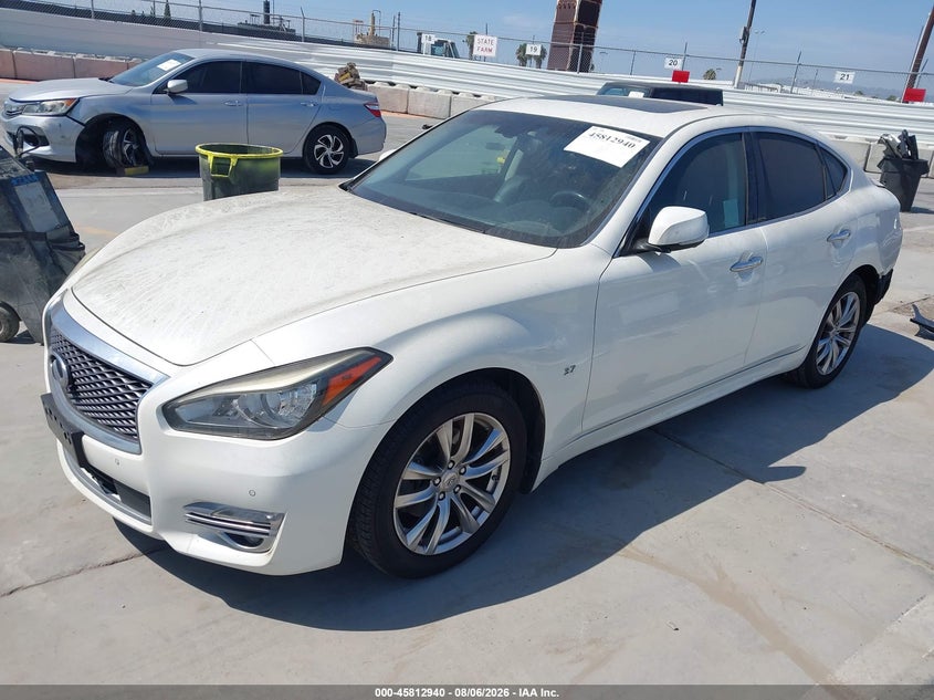 Vin: jn1by1ap5jm180995, lot: 46311786, infiniti q70 3.7 luxe 20182