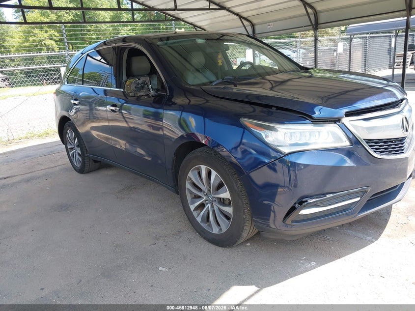 Vin: 5fryd4h44eb048534, lot: 46311794, acura mdx technology package 2014 img_1
