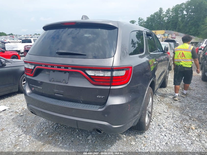 Vin: 1c4rdjdg6kc626372, lot: 46311803, dodge durango gt plus awd 20194