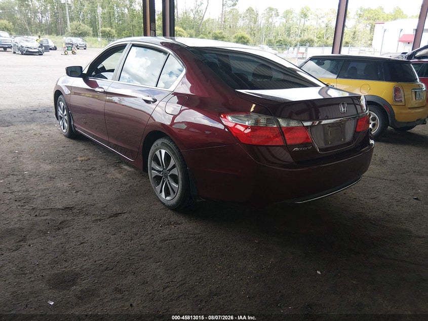 Vin: 1hgcr2f31ea202686, lot: 46311861, honda accord lx 20143