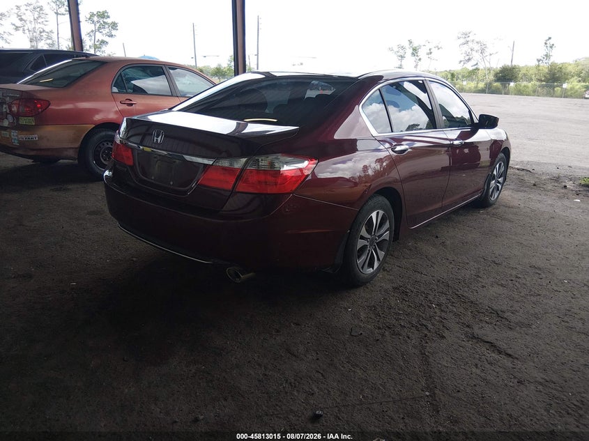 Vin: 1hgcr2f31ea202686, lot: 46311861, honda accord lx 20144