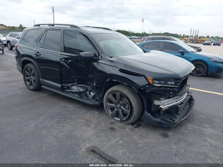 Vin: 5fnyg2h34pb009577, lot: 46311884, honda pilot 2wd sport 2023 img_1