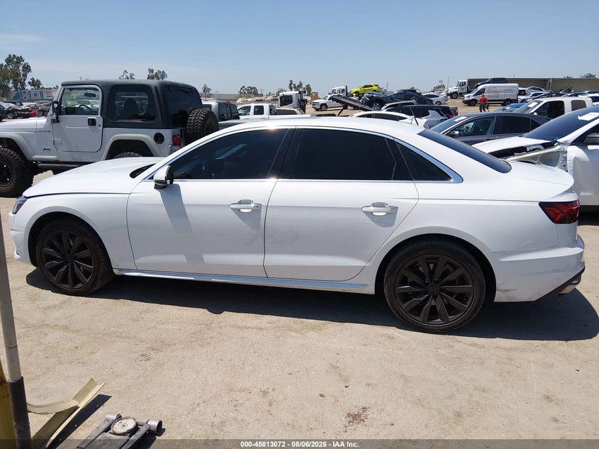 AUDI A4 2020 VIN WAUGMAF49LN008444