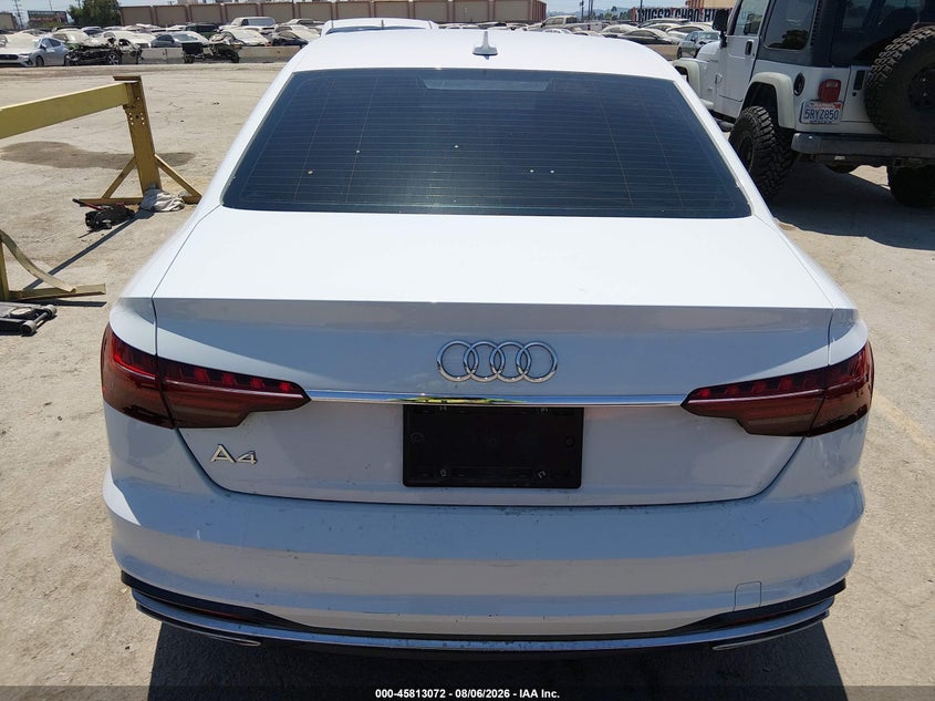 AUDI A4 2020 VIN WAUGMAF49LN008444