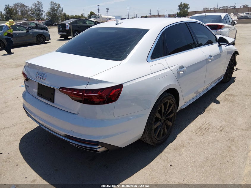 Vin: waugmaf49ln008444, lot: 46311918, audi a4 premium 40 tfsi front-wheel drive s tronic 20204