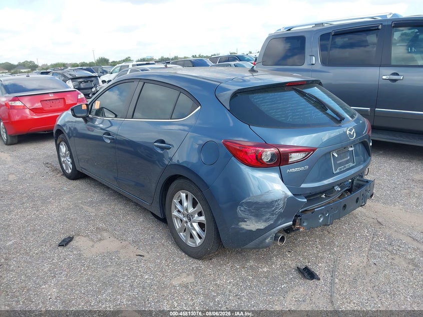 Vin: 3mzbm1k78gm264441, lot: 46311922, mazda mazda3 i sport 20163