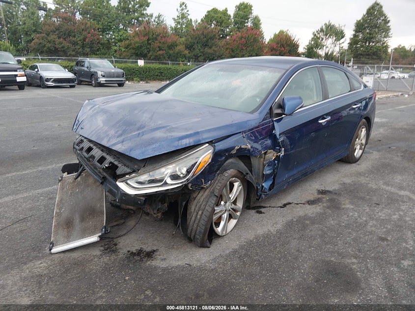2018 Hyundai Sonata, Front End, IAAI, VIN 5NPE34AF2JH658964 — photo 2