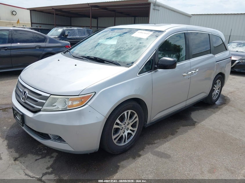 Vin: 5fnrl5h60bb104075, lot: 46311989, honda odyssey ex-l 20112