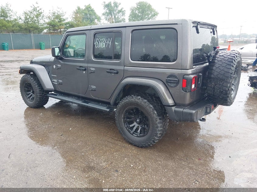 Vin: 1c4hjxen3nw126144, lot: 46311990, jeep wrangler unlimited sahara 4x4 20223