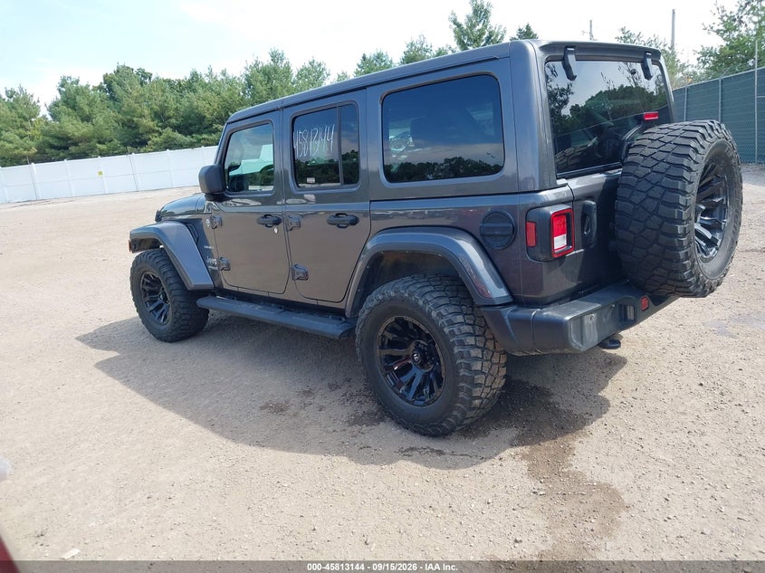 Vin: 1c4hjxen3nw126144, lot: 46311990, jeep wrangler unlimited sahara 4x4 20223